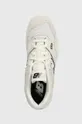 white New Balance leather sneakers BB550PRB