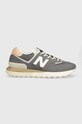 Маратонки New Balance 574 изкуствена кожа сив U574LGDB