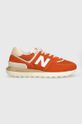 Tenisice New Balance 574 imitacija brušene kože narančasta U574LGDO