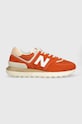 New Balance sneakersy 574 imitacja zamszu pomarańczowy U574LGDO