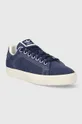 Σουέτ αθλητικά παπούτσια adidas Originals STAN SMITH CS σκούρο μπλε