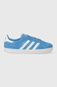 Tenisice adidas Originals Gazelle J ravni plava IG9928
