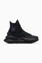 Πάνινα παπούτσια Converse Run Star Legacy CX πλατφόρμα μαύρο A06898C