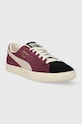Замшеві кросівки Puma Clyde OG 39196206 бордо AW23