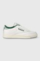 Kožené tenisky Reebok plochá biela ID9221.100032970