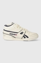 beige Reebok leather sneakers Unisex