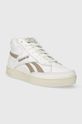 Reebok sneakersy skórzane Club C Form Hi IE1484.100033081 biały AW23