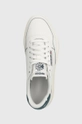 white Reebok leather sneakers