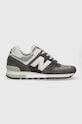 Αθλητικά New Balance Made in UK δέρμα σαμουά γκρί OU576AGG