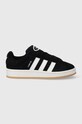 Велурени маратонки adidas Originals Campus0s равна черен HQ6638