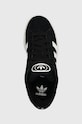 Велурени маратонки adidas Originals Campus0s черен HQ6638