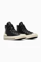 Δερμάτινα ελαφριά παπούτσια Converse Chuck 70 μαύρο