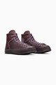Δερμάτινα ελαφριά παπούτσια Converse Chuck 70 Marquis A05619C καφέ AW23