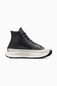 Δερμάτινα ελαφριά παπούτσια Converse Chuck 70 At-Cx πλατφόρμα μαύρο A07905C
