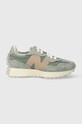 New Balance sneakersy 327 tekstylny zielony U327WPA
