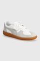 Puma sneakersy skórzane Palermo skóra zamszowa biały 396464