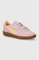 Puma velúr sportcipő Palermo Cobalt Glaze velúr bőr rózsaszín 396463