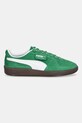 Puma sneakersy zamszowe Palermo Cobalt Glaze 396463 zielony AW25
