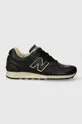 black New Balance leather sneakers Made in UK Unisex