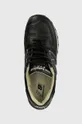 black New Balance leather sneakers Made in UK