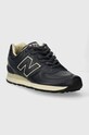 Kožené tenisky New Balance Made in UK OU576LNN tmavomodrá AW23