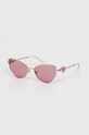 Swarovski okulary przeciwsłoneczne 5679531 LUCENT kocie oczy różowy 5679531