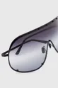 nero Rick Owens occhiali da sole