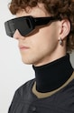 Rick Owens occhiali da sole a tinta unita nero RG0000007.GBLKB
