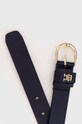 Tommy Hilfiger pasek skórzany AW0AW14939 granatowy AW23