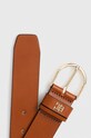 Tommy Hilfiger pasek skórzany AW0AW14941 brązowy AW23