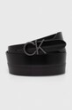 Kožený opasok Calvin Klein čierna K60K610790