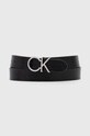 Шкіряний ремінь Calvin Klein чорний K60K610981