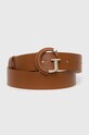 Guess pasek syntetyczny brązowy BW7823.LEA35