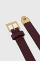 Lauren Ralph Lauren pasek skórzany 412912036 bordowy AA00