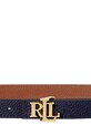 Аксесуари Двосторонній шкіряний ремінь Lauren Ralph Lauren 412912038 темно-синій