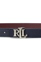 Αξεσουάρ Αναστρέψιμη δερμάτινη ζώνη Lauren Ralph Lauren 412912038 σκούρο μπλε