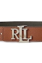 Doplnky Obojstranný kožený opasok Lauren Ralph Lauren 412912039 hnedá