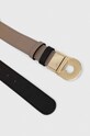 Akcesoria Coccinelle pasek skórzany dwustronny E3.N4N.11.26.01 czarny