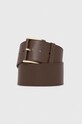 Weekend Max Mara cintura in pelle marrone 2355060232600