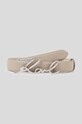 Кожен колан Karl Lagerfeld Planet friendly бежов 235W3101