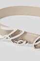 Кожен колан Karl Lagerfeld 235W3101 бежов AW23