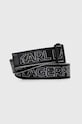 Karl Lagerfeld Jeans pasek czarny 235J3101