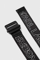 Karl Lagerfeld Jeans pasek 235J3101 czarny SS24