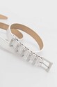 Kožený pásek Patrizia Pepe 8W0015.L048 bílá SS24