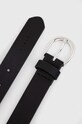 Ζώνη Sisley 6NCQWL01S.700 μαύρο AW23