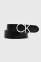 Calvin Klein pasek skórzany czarny K60K611306