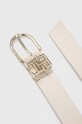 Tommy Hilfiger pasek skórzany AW0AW15388 beżowy AW23