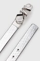 Двухсторонний кожаный ремень MICHAEL Michael Kors 558992 серебрянный AW23