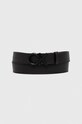 Δερμάτινη ζώνη Calvin Klein μαύρο K50K510623
