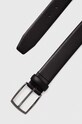 Kožený opasok BOSS 50379753 čierna AW23